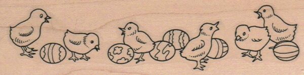 Easter Chicken And Egg Border 1 1/2 x 5 1/2-0
