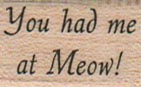 You Had Me At Meow 1 x 1 1/4-0