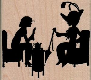 Silhouette Ladies' Tea Party 3 x 2 3/4-0