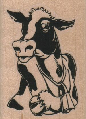 Gossiping Cow With Bell 1 1/2 x 2-0