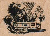 Trailer With Palm Trees 2 x 1 1/4-0