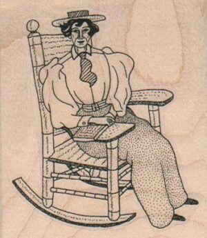 Rocking Chair Lady 2 1/2 x 2 3/4-0