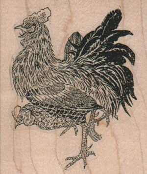 Chickens/Roosters 2 3/4 x 3-0