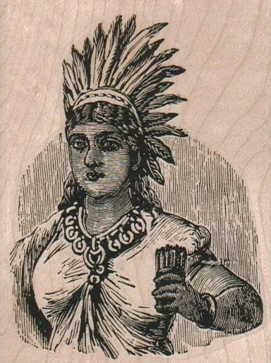 Indian Maiden 2 3/4 x 3 1/2-0