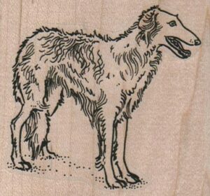 Standing Borzoi 2 3/4 x 2 1/2-0