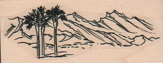 Mountains & Palms 1 3/4 x 3 3/4-0