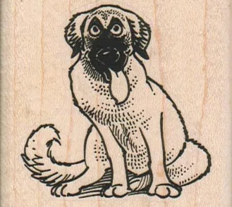 Leaning Dog 2 1/4 x 2-0