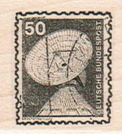 Deutsche Bundespost 1 1/2 x 1 1/4-0