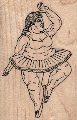 Chubby Ballerina 2 3/4 x 4-0