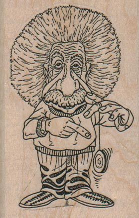 Wild-Haired Einstein 2 x 3-0