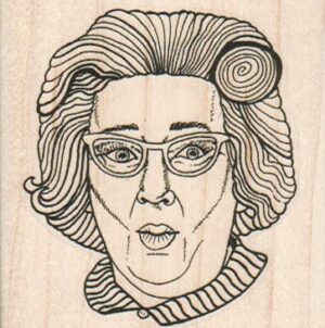 Glasses Lady 2 1/2 x 2 1/2-0