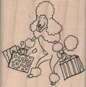 Shopping Poodle 2 1/4 x 2 1/4-0