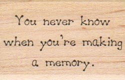 You Never Know When You're 1 1/4 x 1 3/4-0