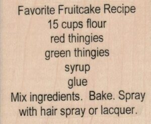 Favorite Fruitcake Recipe 2 1/2 x 2-0