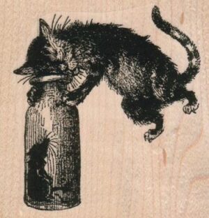 Cat & Mouse In Bottle 3 1/4 x 2 1/4 -0