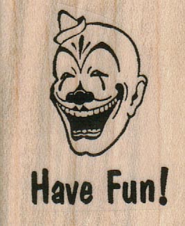 Have Fun Clown 1 1/2 x 1 3/4-0