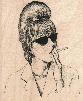 Smoking Lady 3 x 3 1/2-0