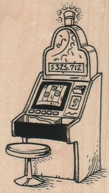 Slot Machine/Stool 2 1/4 x 3 3/4-0