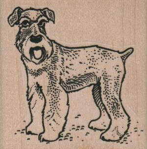 Dog Panting 2 1/4 x 2 1/4-0