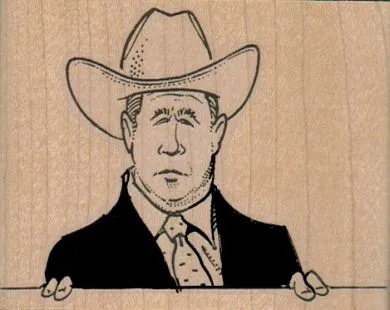 George/Cowboy Hat 3 1/4 x 2 1/2-0