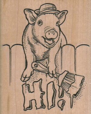 Pig Painter/Hi 3 X 3 3/4-0