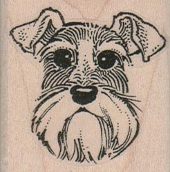 Floppy Eared Dog Face 1 3/4 x 1 3/4-0