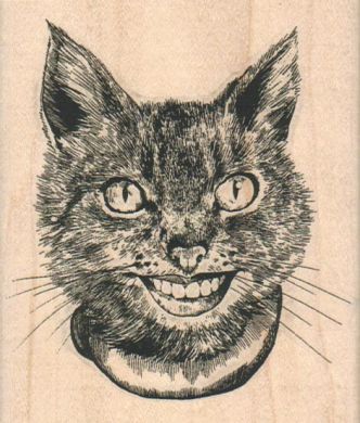 Smiling Cat/Small 1 3/4 x 2-0