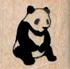Panda Sitting 3/4 x 3/4-0