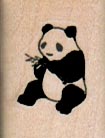 Panda Eating 3/4 x 1-0