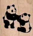 Pandas Playing 1 1/4 x 1 1/4-0
