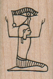 Egyptian Eye God 1 1/4 x 1 3/4-0