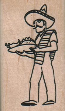 Mexican Man With Food 1 1/2 x 2 1/2-0