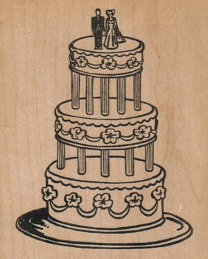 Wedding Cake 3 1/4 x 4-0