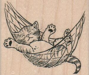 Cat In Hammock 3 x 2 1/2-0