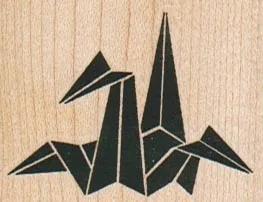 Origami Crane 2 x 1 1/2-0