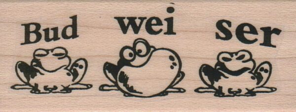 Bud-Wei-Ser Frogs 1 1/4 x 2 3/4-0