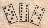 Three Dominos 1 1/4 x 3/4-0