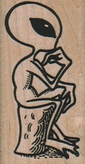 Alien Thinker 1 1/2 x 2 1/4-0