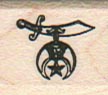 Masonic Symbol/Sword 3/4 x 3/4-0