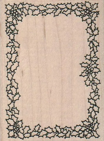 Holly Border/Lg 2 1/2 x 3 1/4-0