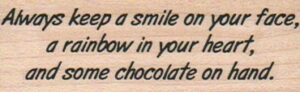 Always Keep A Smile On Your Face 1 x 2 1/2-0