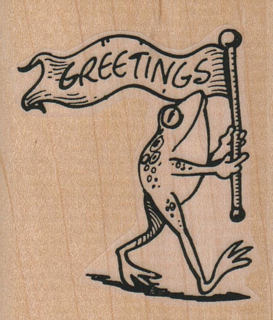 Greetings Frog 2 x 2 1/4-0