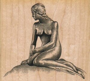 Golden Mermaid 4 1/2 x 4-0