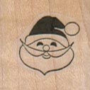 Smiling Santa Face 1 x 1-0