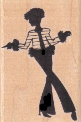 Model Strutting Silhouette 2 1/4 x 3 1/4-0