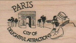 Paris City Of Delightful 1 1/2 x 2 1/4-0