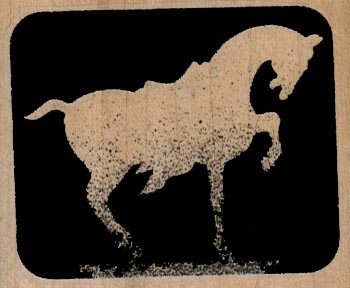 Terra Cotta Horse Silhouette 2 1/2 x 2-0