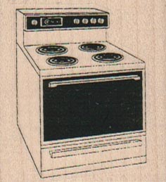 Electric Stove 1 3/4 x 1 3/4 (2127H-0