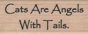Cats Are Angels 1 x 2 1/4-0