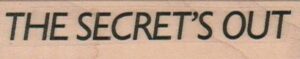 The Secret's Out 3/4 x 2 3/4-0